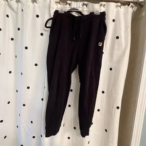 FILA Women’s Black Joggers Size Large